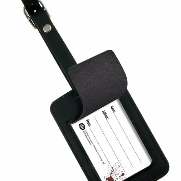 The Walking Dead Dont Open Dead Inside Luggage Tag - Picture 3 of 3